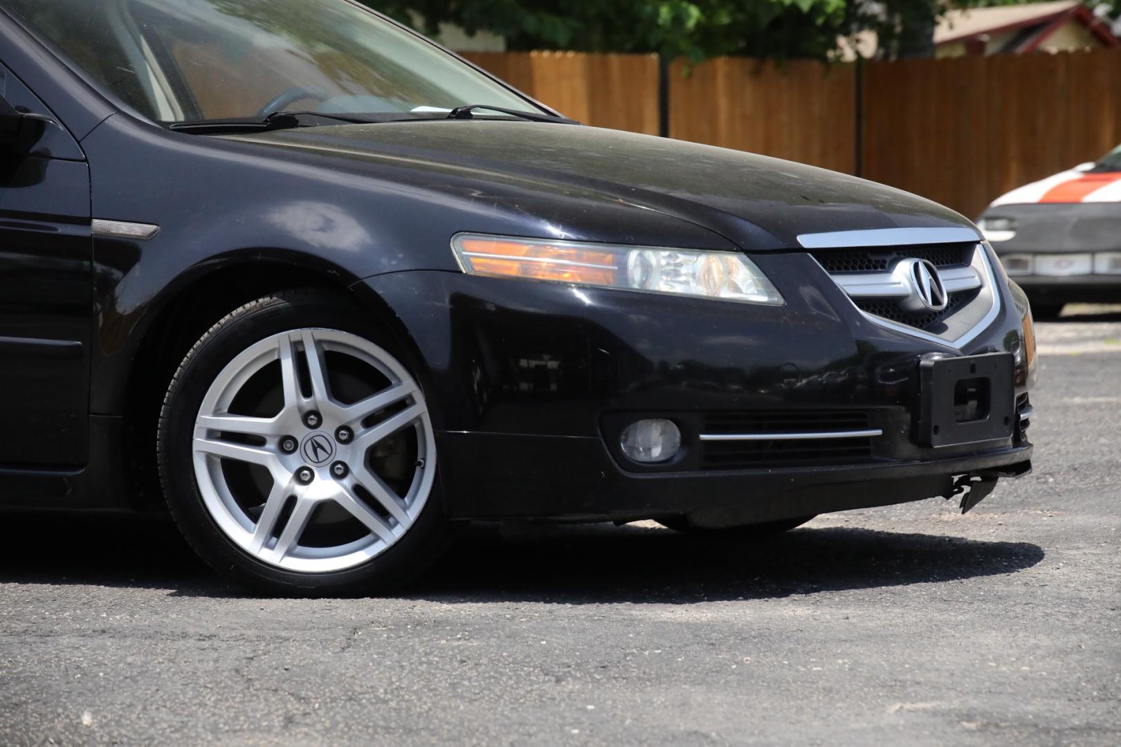 2008 BLACK ACURA TL 5-Speed AT with Navigation System (19UUA66238A) with an 3.2L V6 SOHC 24V engine, 5-SPEED AUTOMATIC transmission, located at 420 E. Kingsbury St., Seguin, TX, 78155, (830) 401-0495, 29.581060, -97.961647 - Photo#2